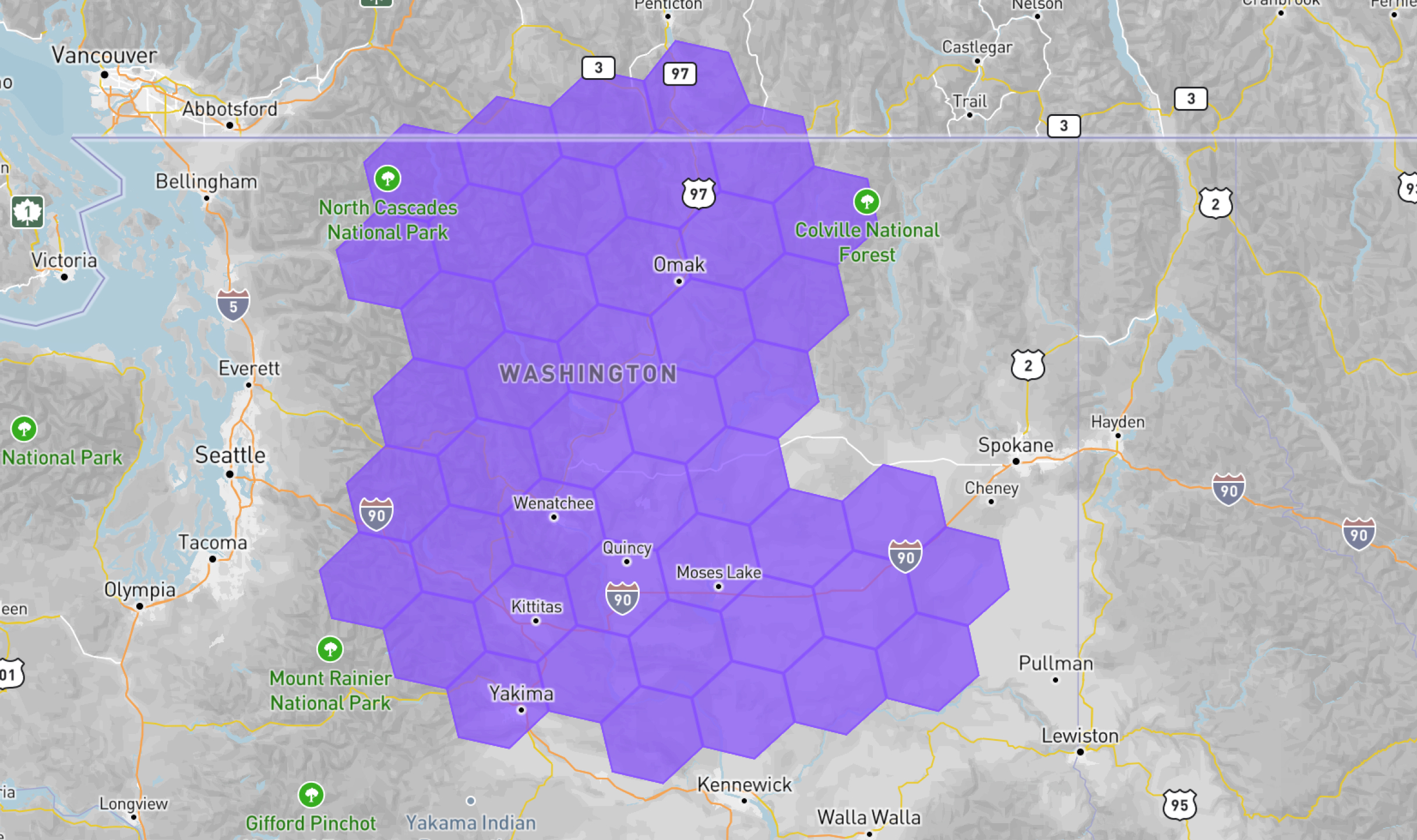 Hex map representation